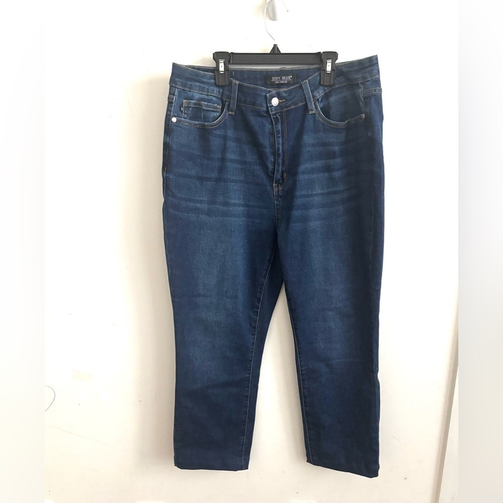 Judy blue Jeans women’s boyfriend 32 dark wash denim preppy Stretch JB88608 DK